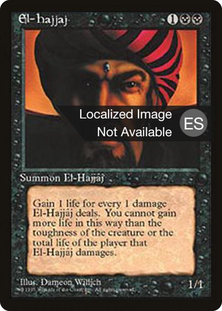 El-Hajjaj (4BB-018) - Fourth Edition Foreign Black Border