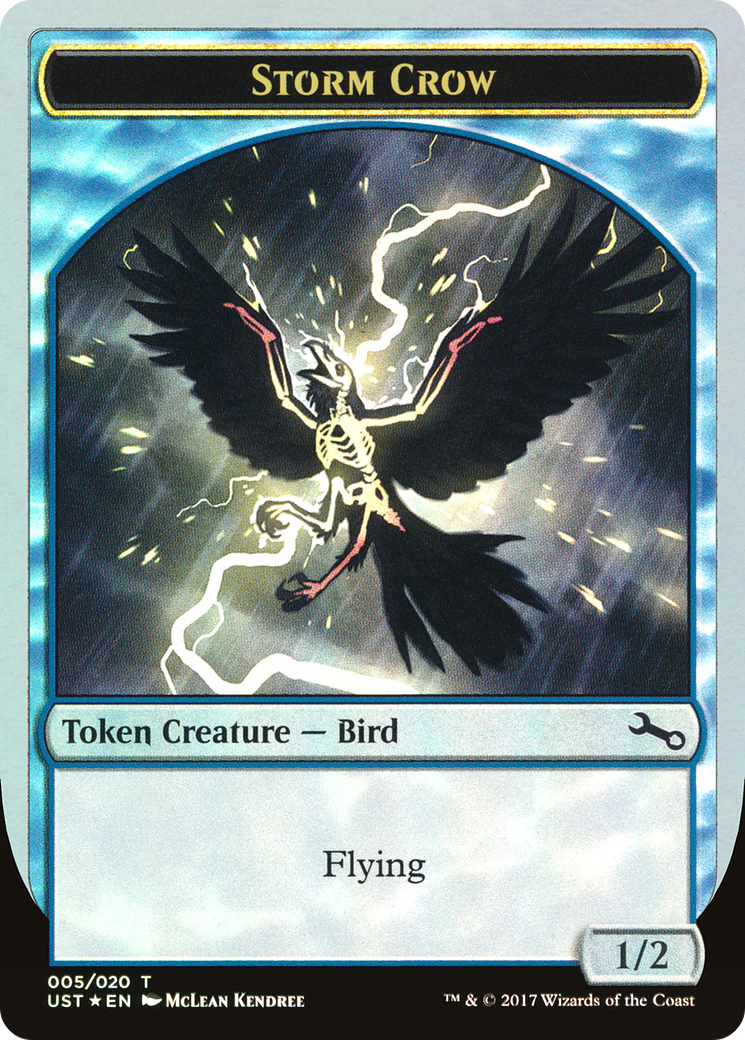 Storm Crow Token (UST-005) - Unstable Tokens Foil