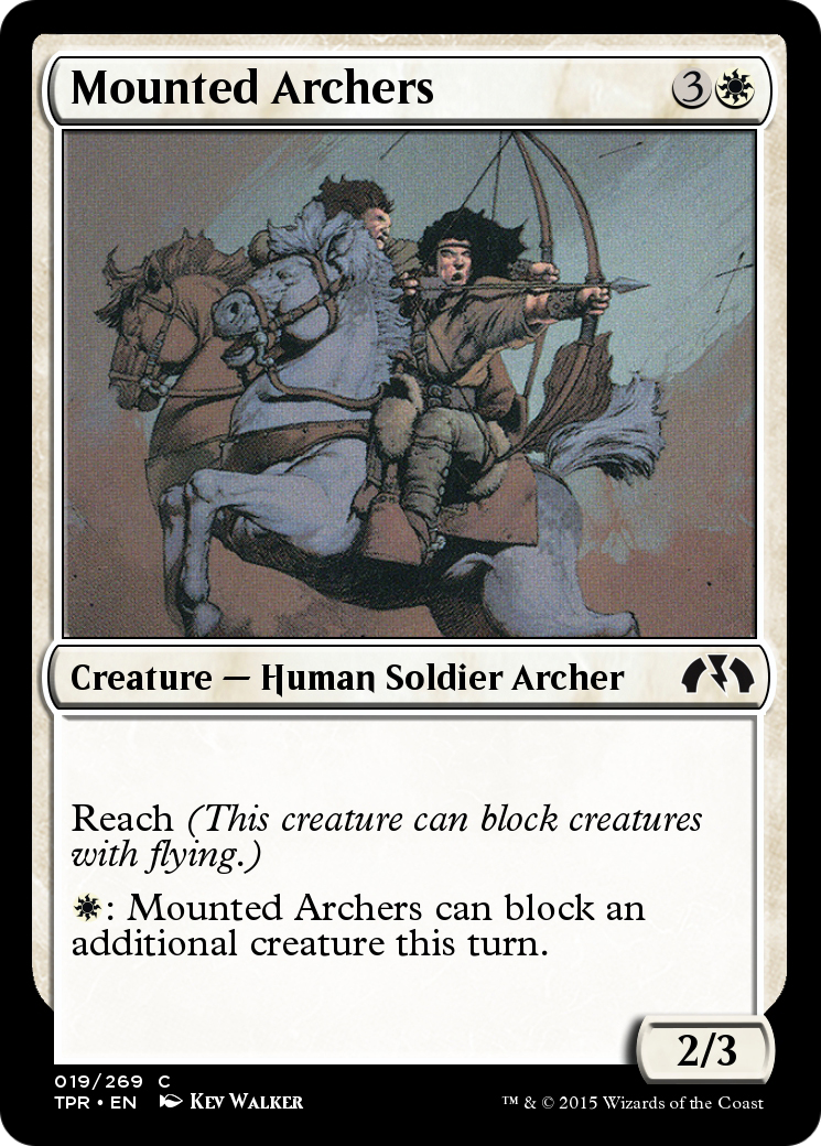 Mounted Archers (TPR-019) - Tempest Remastered Foil