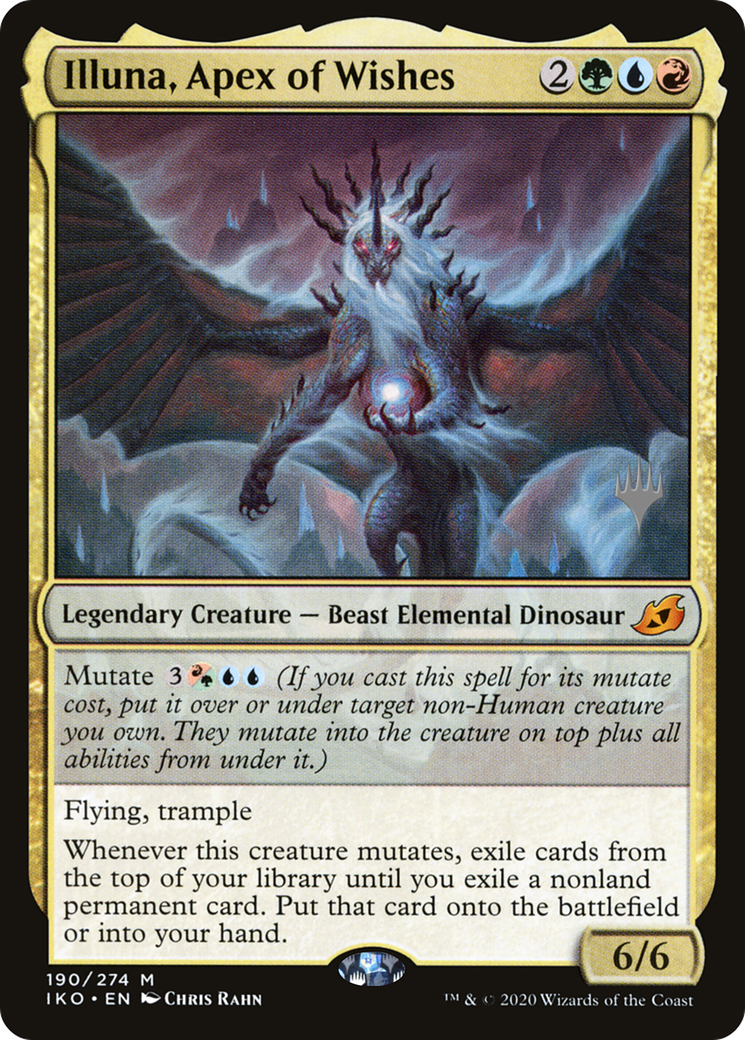 Illuna, Apex of Wishes (PPIKO-190) - Ikoria: Lair of Behemoths Promos Foil