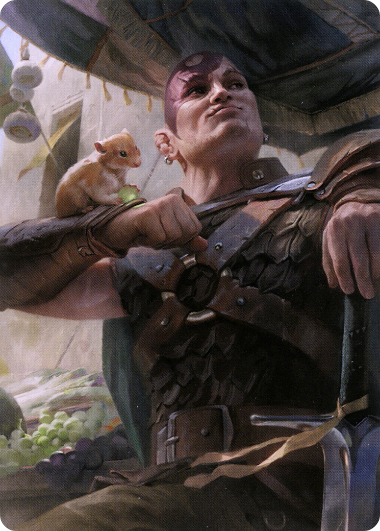 Minsc & Boo, Timeless Heroes // Minsc & Boo, Timeless Heroes (ACLB-038) - Battle for Baldur's Gate Art Series (Borderless) Foil