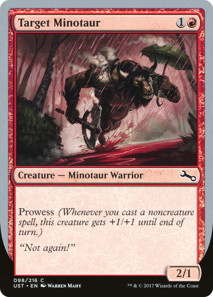 Target Minotaur (B) (UST-98B) - Unstable