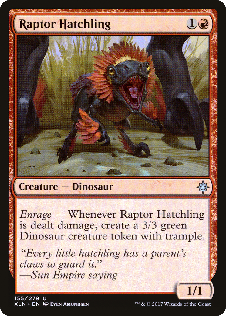 Raptor Hatchling (XLN-155) - Ixalan Foil