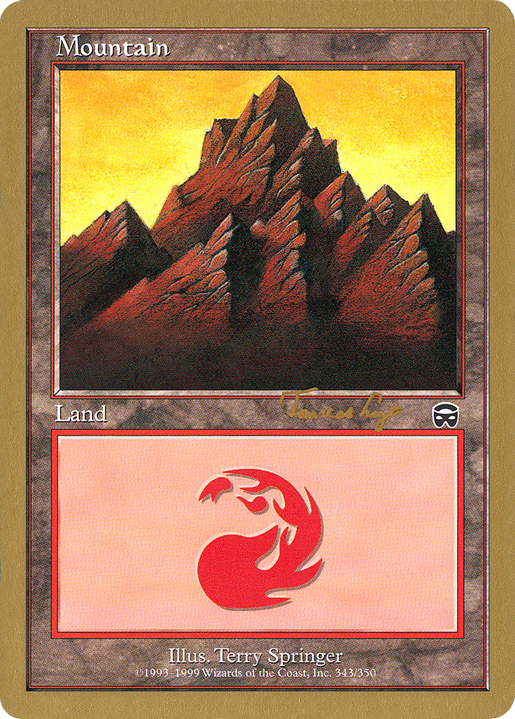 Mountain (343) - 2001 Tom van de Logt (MMQ) (WCD-) - World Championship Decks 2001