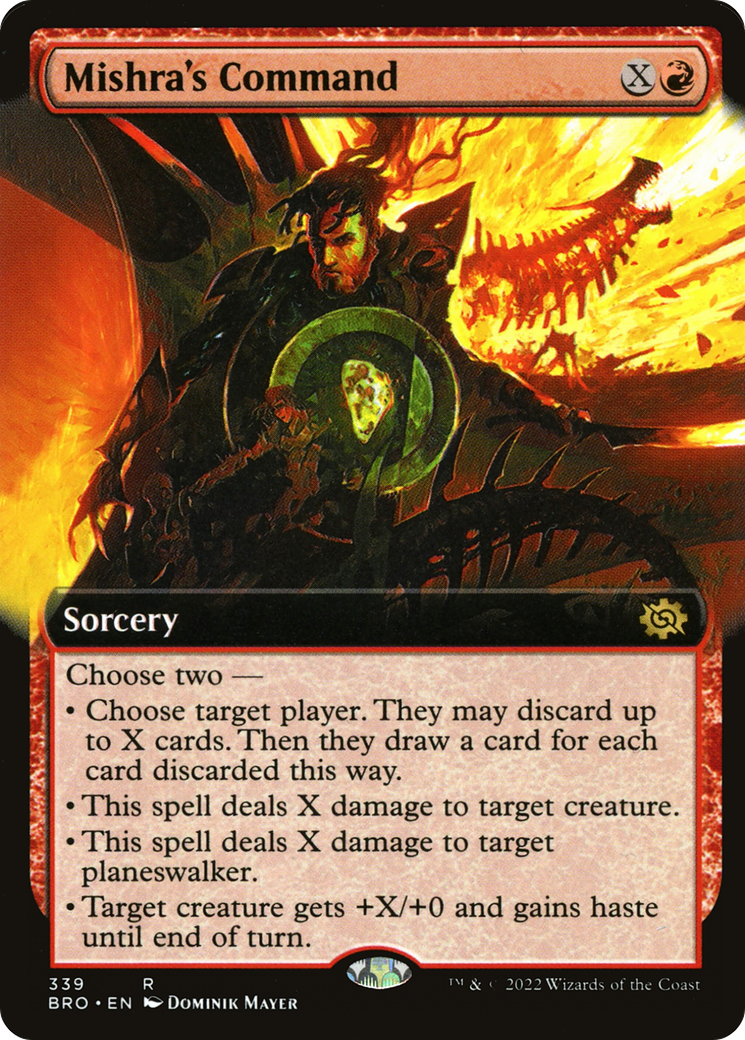 Mishra's Command (Extended Art) (BRO-339) - The Brothers' War: (Extended Art)