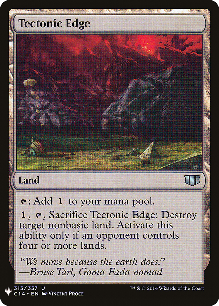 Tectonic Edge (LIST-C14-313) - The List