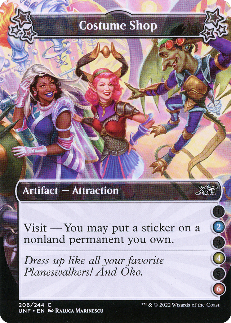 Costume Shop (2-4-6) (UNF-206) - Unfinity Foil
