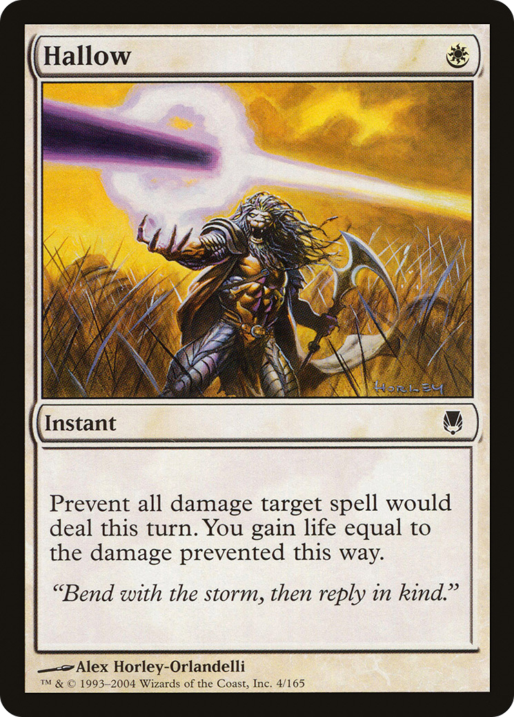 Hallow (DST-004) - Darksteel Foil