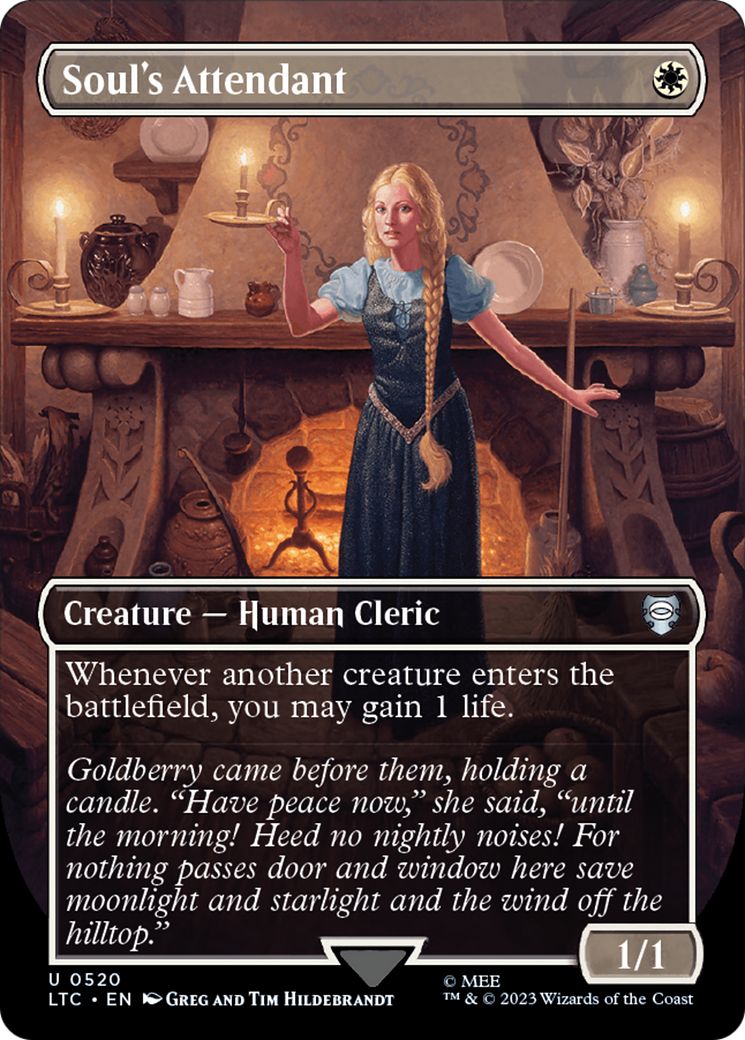 Soul's Attendant (Borderless) (LTC-520) - Tales of Middle-earth Commander (Borderless)
