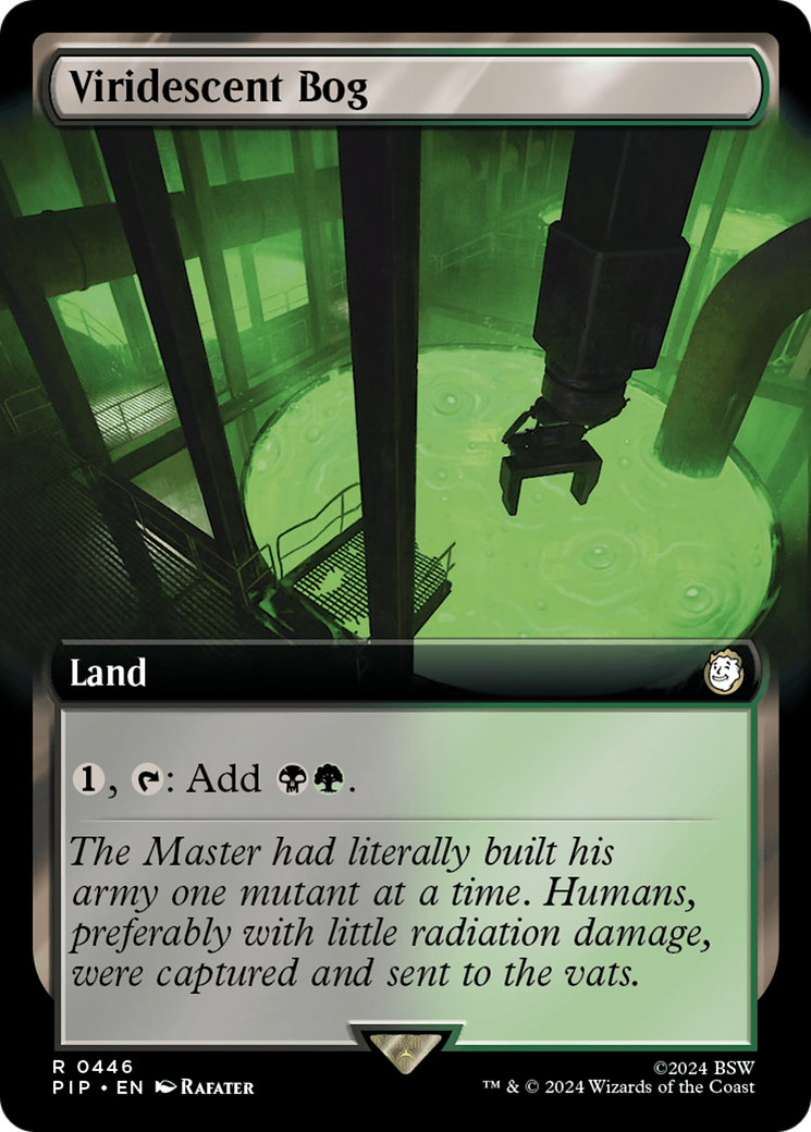 Viridescent Bog (Extended Art) (PIP-446) - Fallout: (Extended Art) Foil