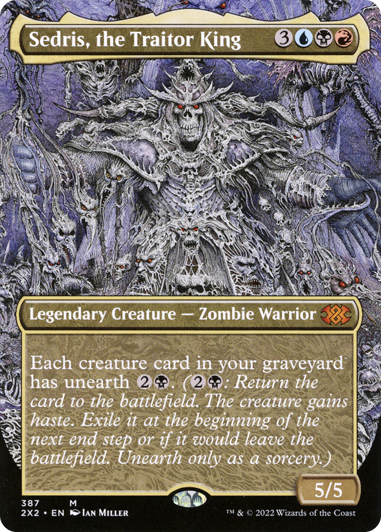 Sedris, the Traitor King (Borderless) (2X2-387) - Double Masters 2022 (Borderless) Foil