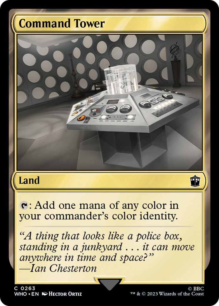 Command Tower (0263) (WHO-263) - Doctor Who Foil