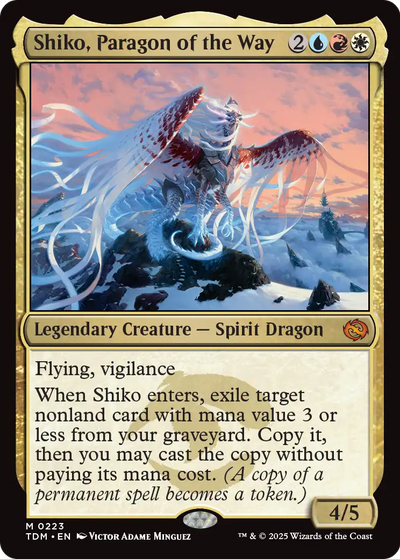 Shiko, Paragon of the Way (TDM-223) - Tarkir: Dragonstorm