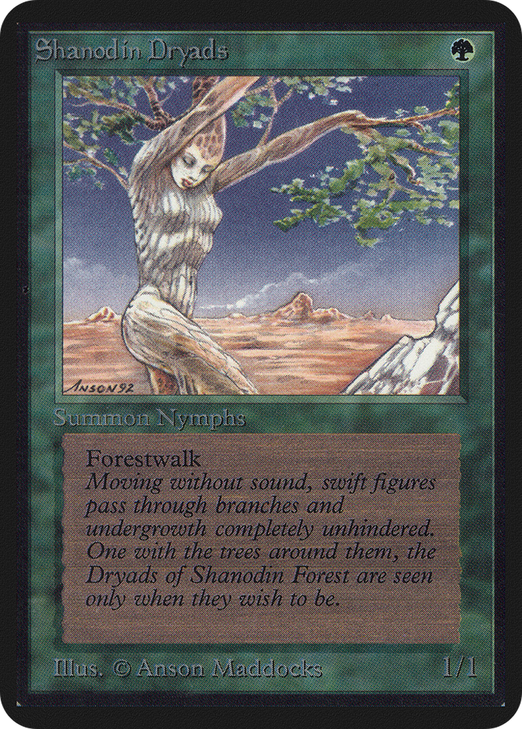 Shanodin Dryads (LEA-) - Limited Edition Alpha