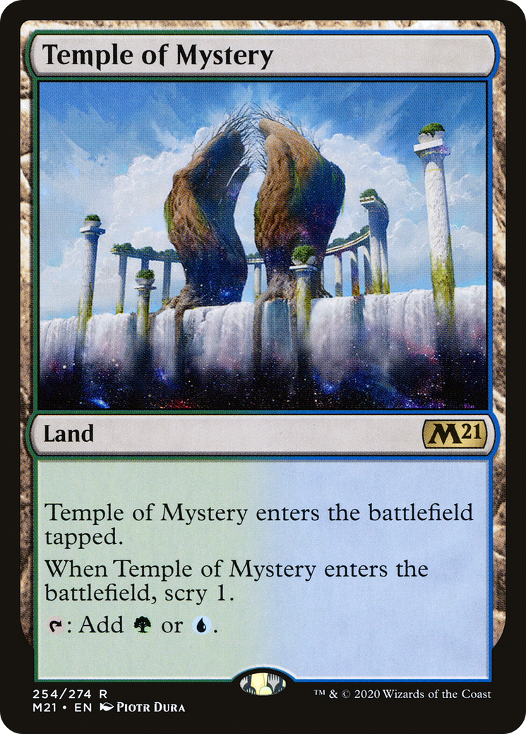 Temple of Mystery (M21-254) - Core Set 2021 Foil