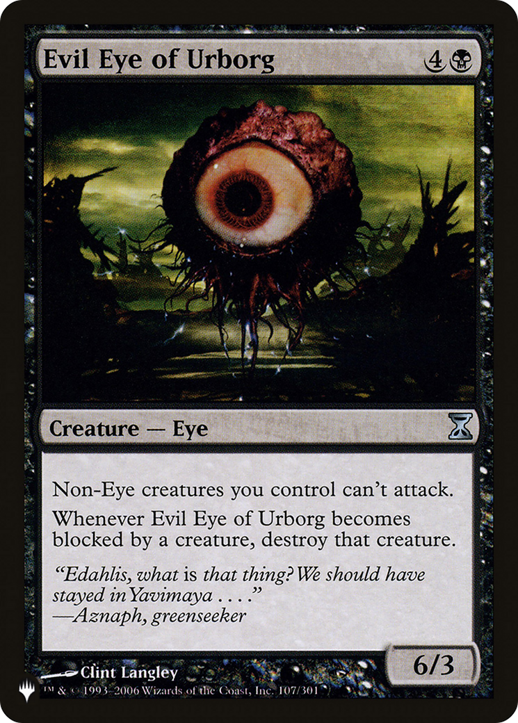 Evil Eye of Urborg (LIST-TSP-107) - The List