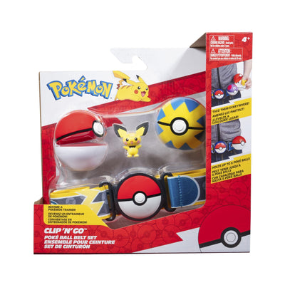 Pokémon: Clip n Go Poke Ball Belt Set (Official Merchandise)