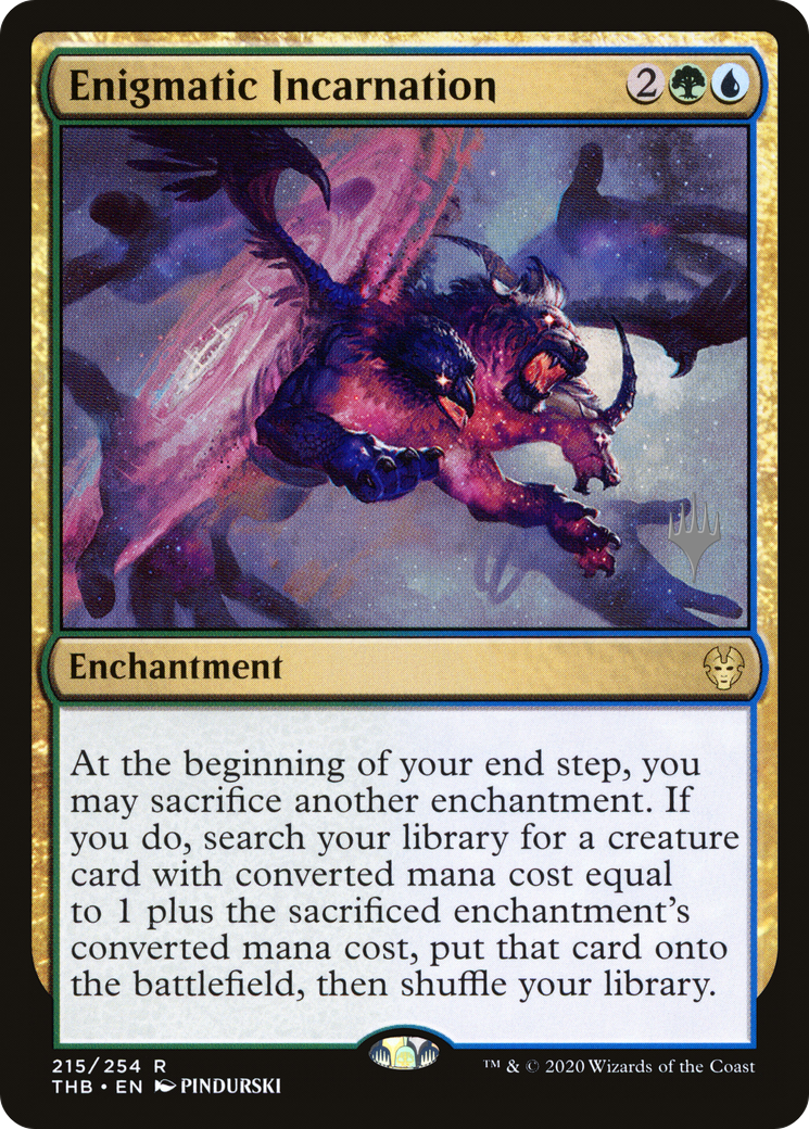 Enigmatic Incarnation (PPTHB-215P) - Theros Beyond Death Promos