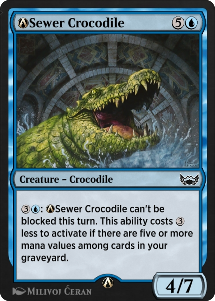 A-Sewer Crocodile (SNC-A-60) - Streets of New Capenna