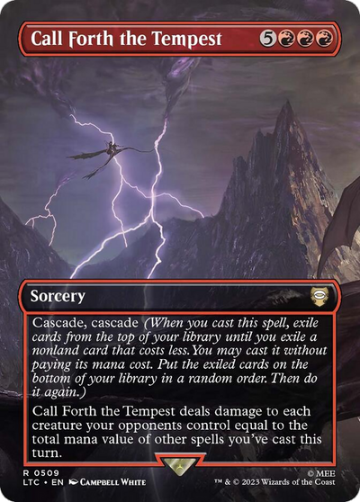 Call Forth the Tempest (Borderless) (LTC-509) - Tales of Middle-earth Commander (Borderless) Foil