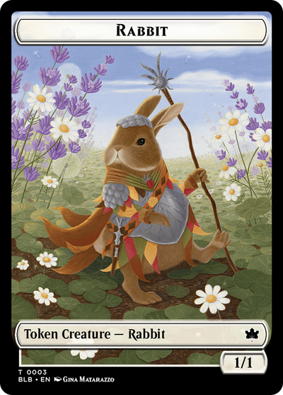 Rabbit (BLB-003) - Bloomburrow Tokens Foil