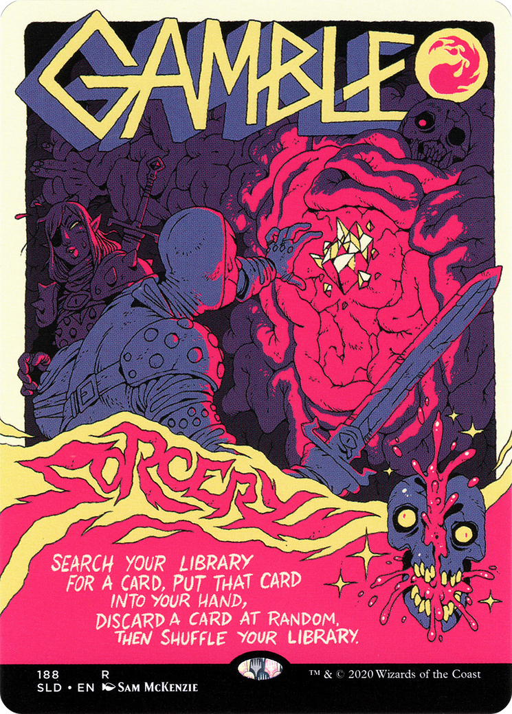 Gamble (SLD-188) - Secret Lair Drop (Borderless)