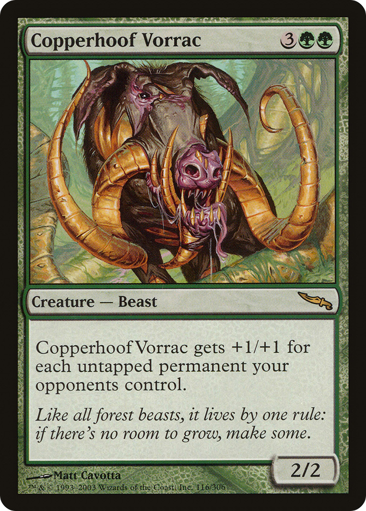 Copperhoof Vorrac (MRD-116) - Mirrodin Foil