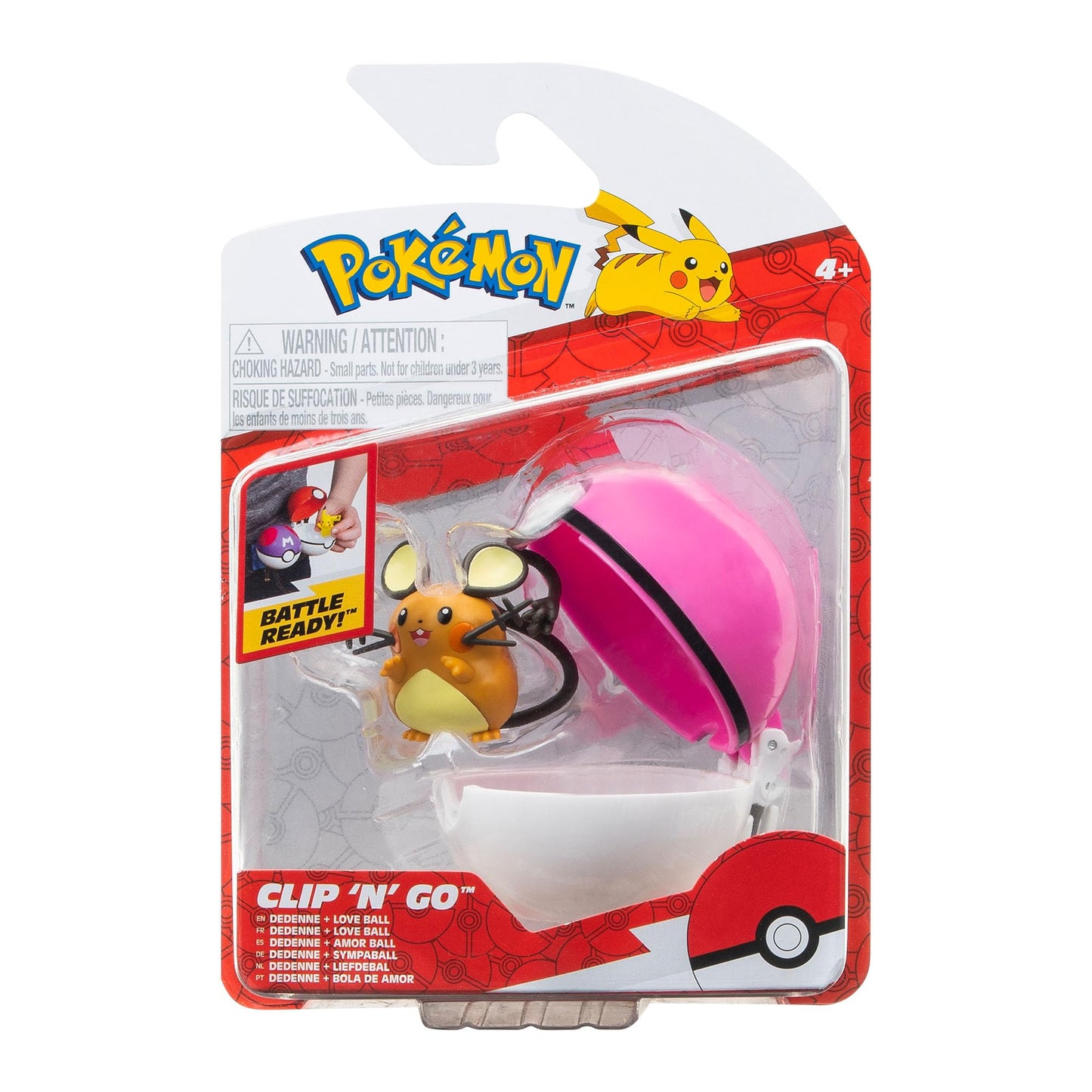 Pokémon: Clip n Go + Poké Ball (Official Merchandise)