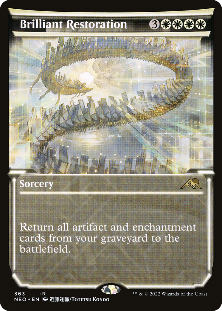Brilliant Restoration (Showcase) (NEO-363) - Kamigawa: Neon Dynasty: (Showcase)