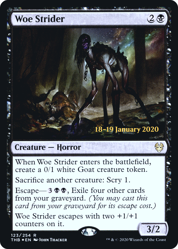 Woe Strider (PRE-123) - Theros Beyond Death Promos Foil