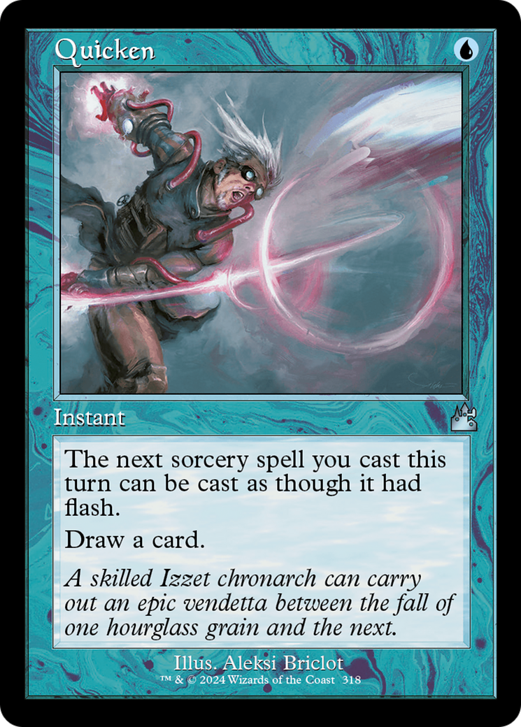 Quicken (Retro Frame) (RVR-318) - Ravnica Remastered