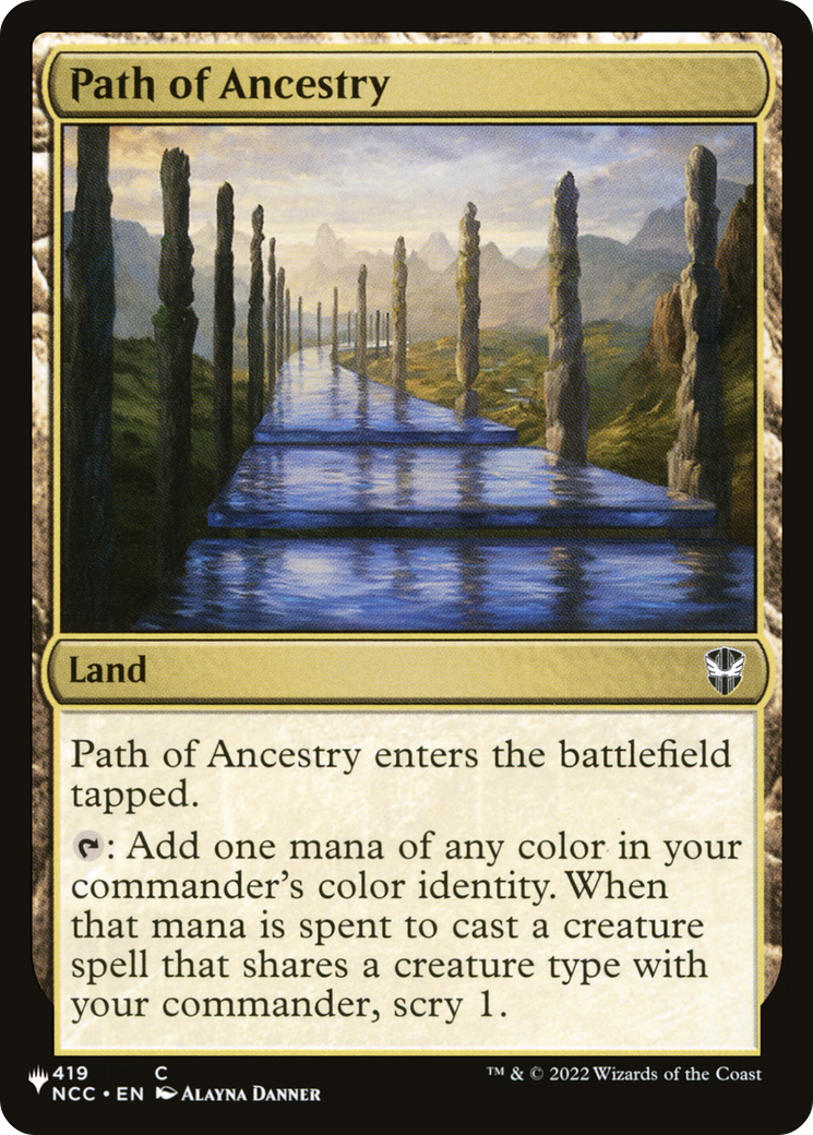 Path of Ancestry (NCC) (LIST-419/093) - The List