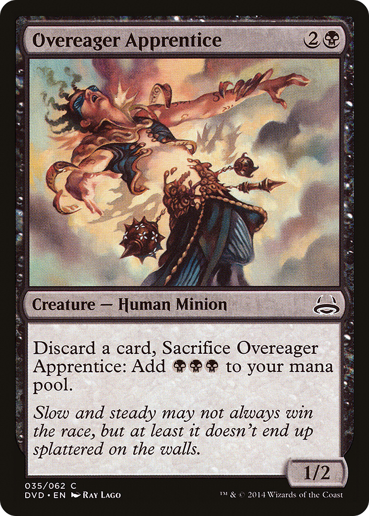 Overeager Apprentice (DD3-) - Duel Decks Anthology: Divine vs. Demonic