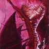 Marauding Dreadship // Marauding Dreadship (AMOM-036) - March of the Machine Art Series (Borderless) Foil