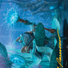 Dour Port-Mage // Dour Port-Mage (ABLB-005) - Bloomburrow Art Series (Borderless) Foil