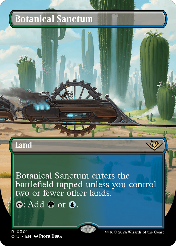 Botanical Sanctum (Borderless) (OTJ-301) - Outlaws of Thunder Junction (Borderless)