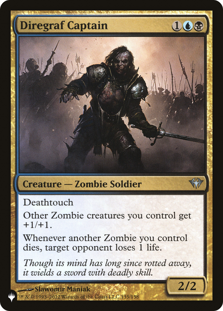 Diregraf Captain (LIST-DKA-135) - The List