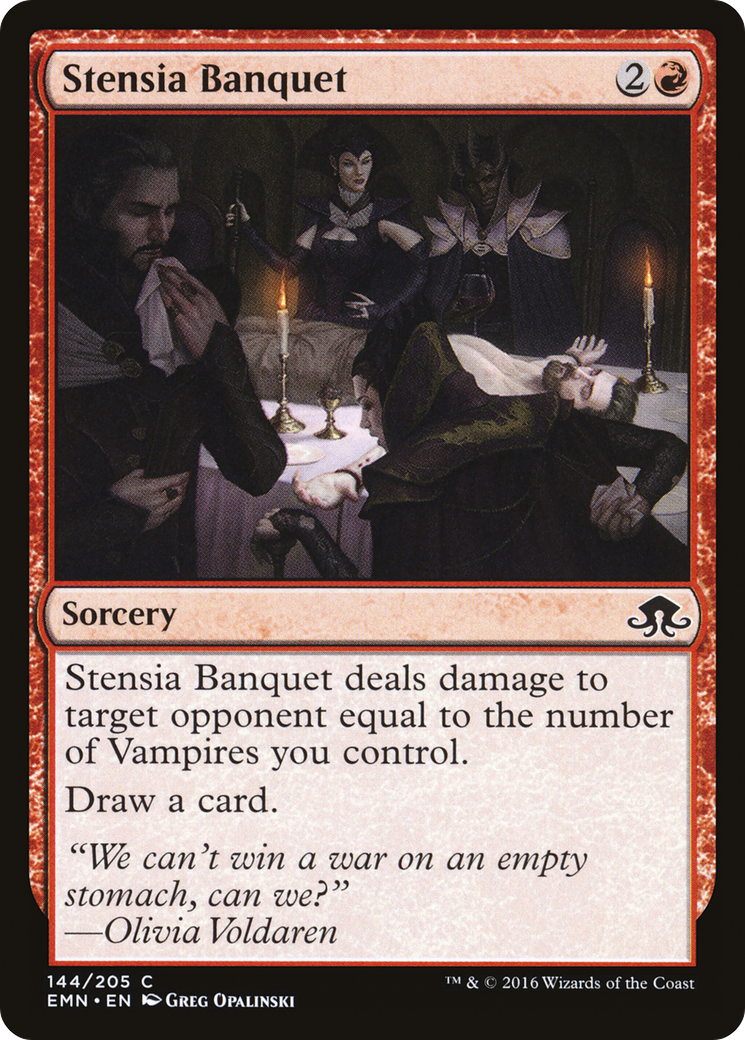 Stensia Banquet (EMN-144) - Eldritch Moon Foil
