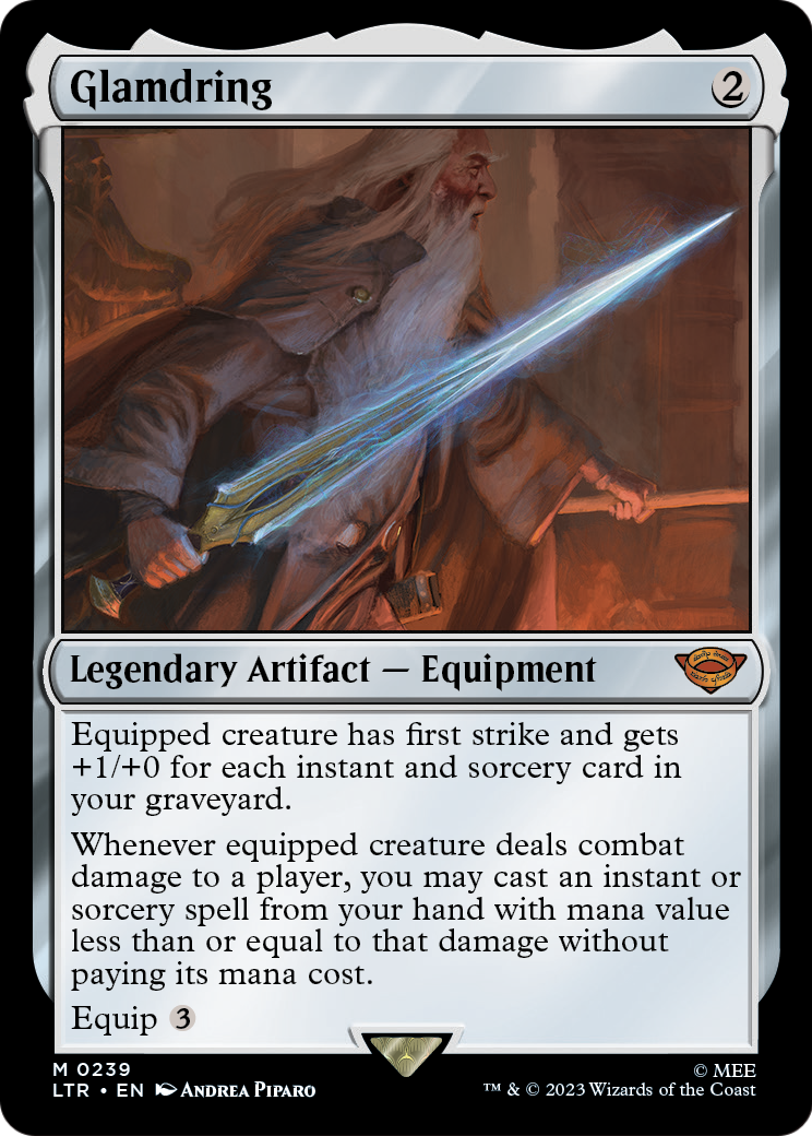 Glamdring (LTR-239) - The Lord of the Rings: Tales of Middle-earth Foil