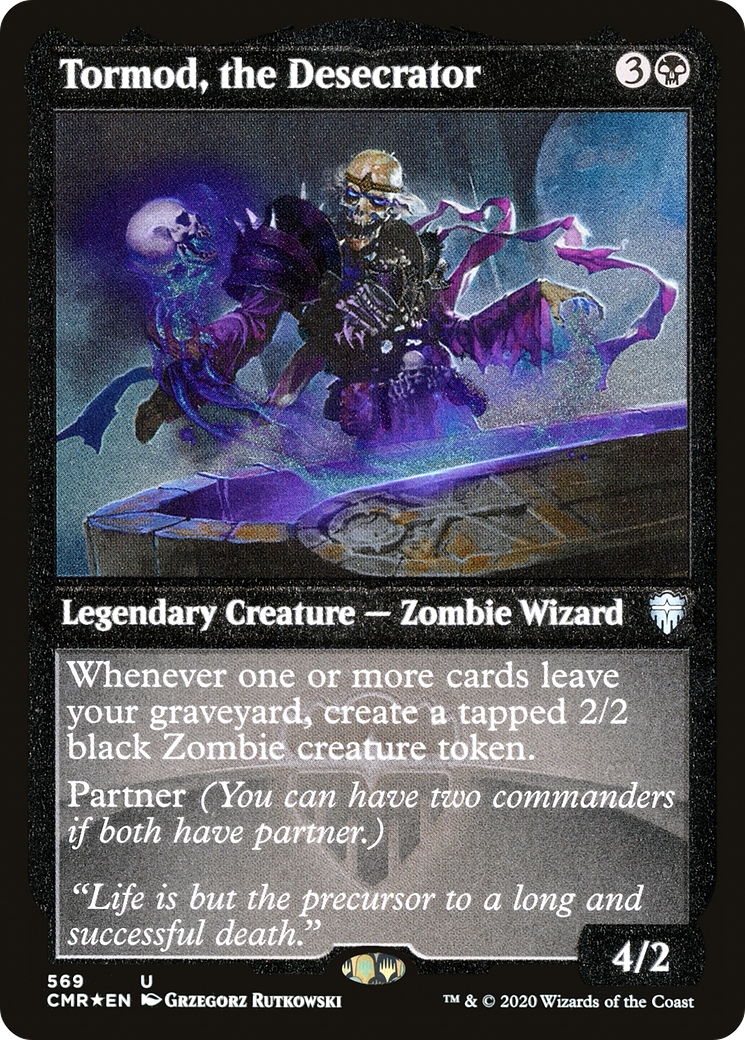 Tormod, the Desecrator (Foil Etched) (CMR-569) - Commander Legends Etched Foil