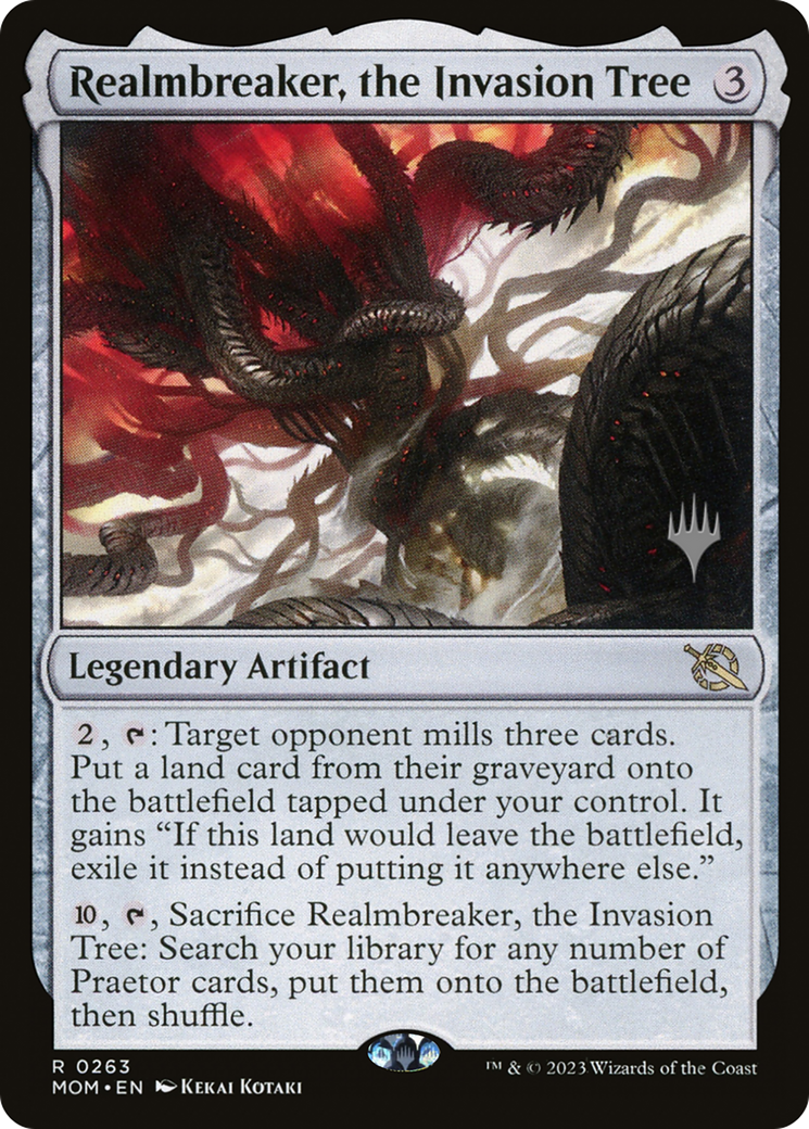 Realmbreaker, the Invasion Tree (PPMOM-263) - March of the Machine Promos Foil