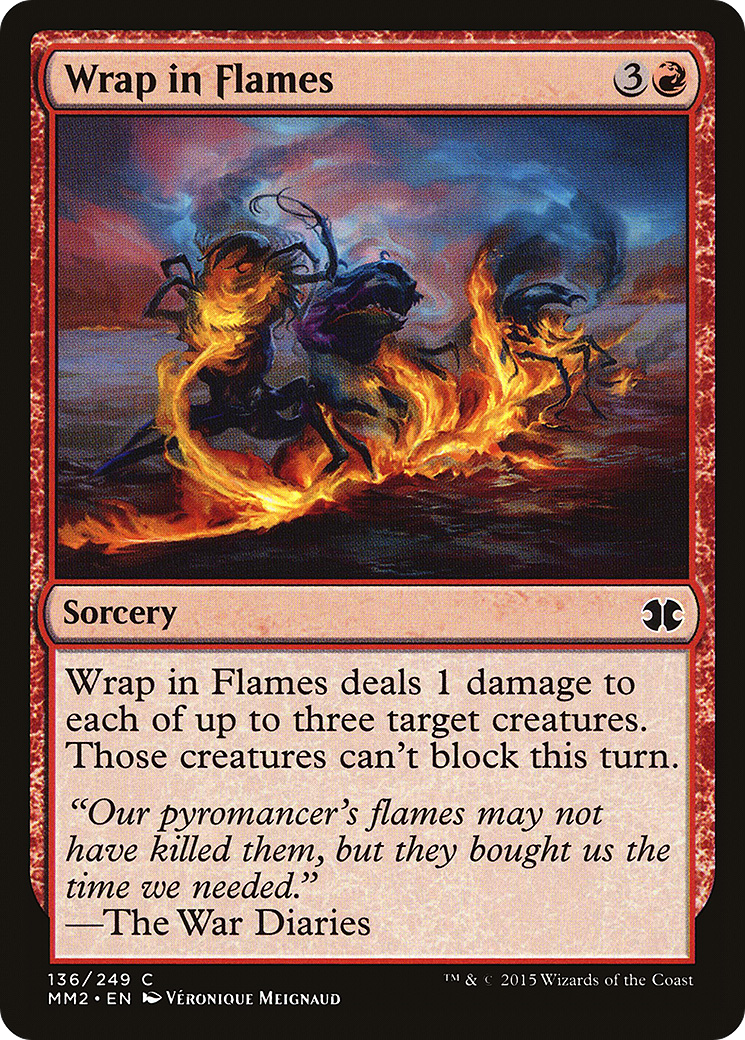 Wrap in Flames (MM2-136) - Modern Masters 2015
