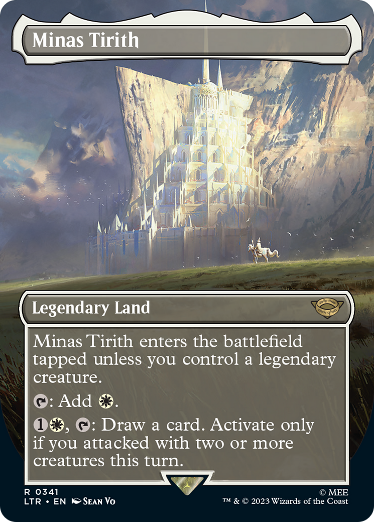 Minas Tirith (0341) (Borderless) (LTR-341) - The Lord of the Rings: Tales of Middle-earth (Borderless)