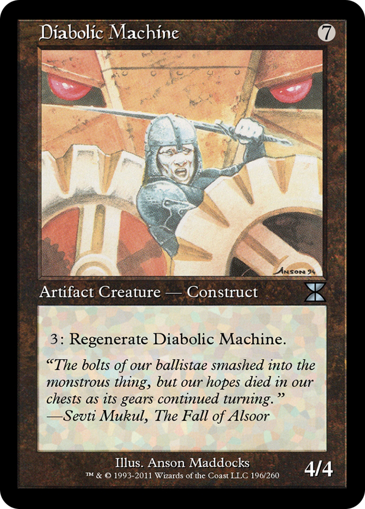 Diabolic Machine (ME4-196) - Masters Edition IV