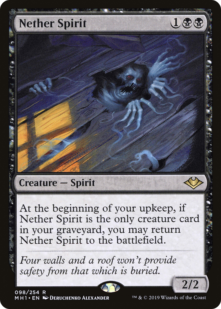 Nether Spirit (MH1-098) - Modern Horizons Foil