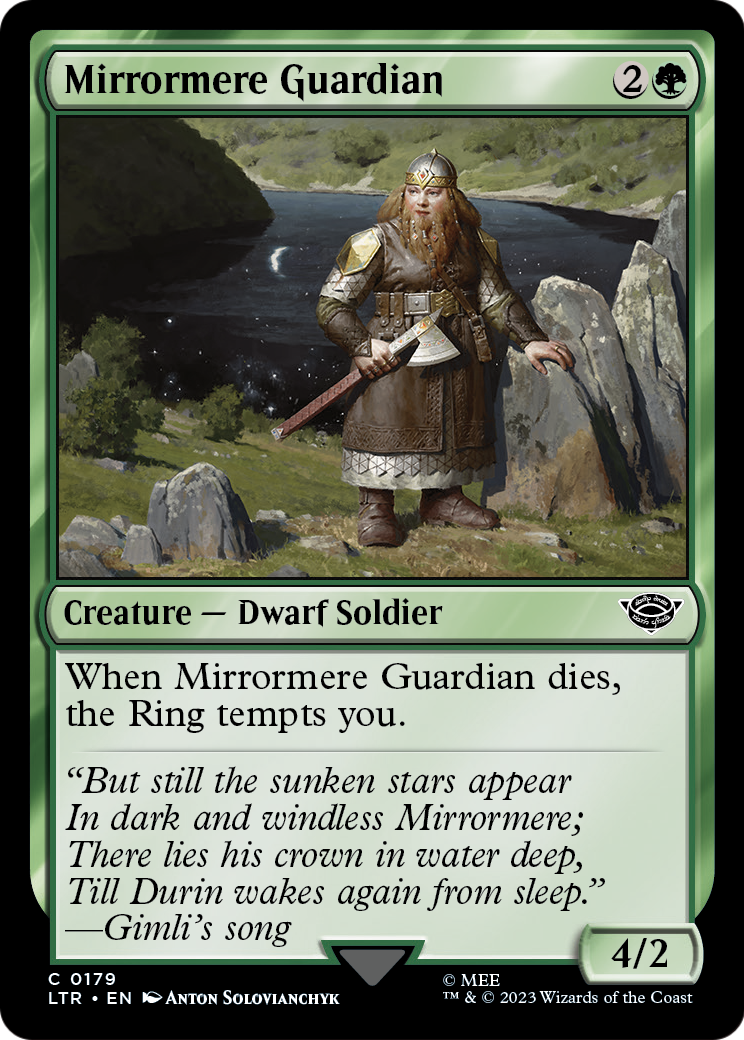 Mirrormere Guardian (LTR-179) - The Lord of the Rings: Tales of Middle-earth