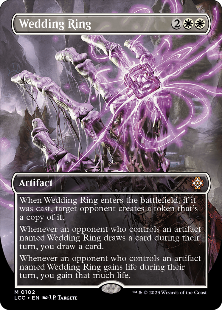 Wedding Ring (Borderless) (LCC-102) - The Lost Caverns of Ixalan Commander (Borderless)