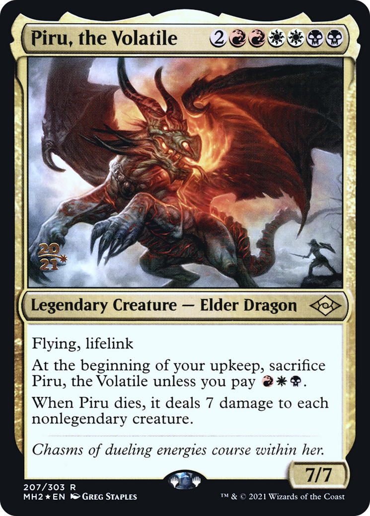 Piru, the Volatile (PRE-207) - Modern Horizons 2 Promos Foil