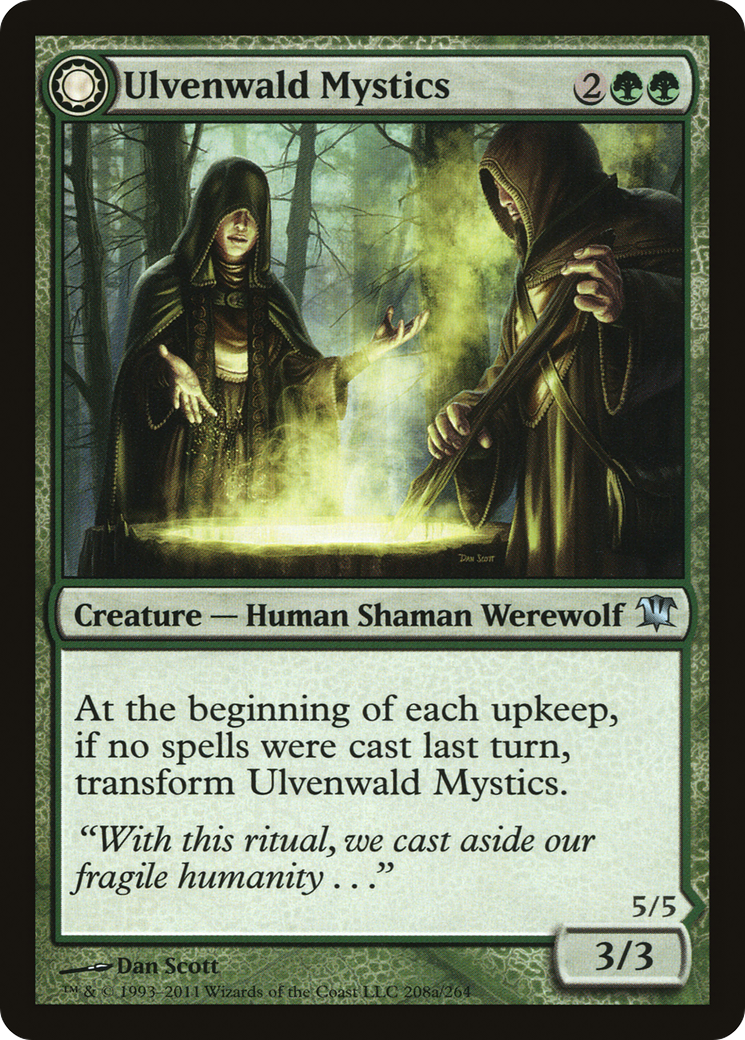 Ulvenwald Mystics (ISD-208) - Innistrad: (Double Faced Transform) Foil