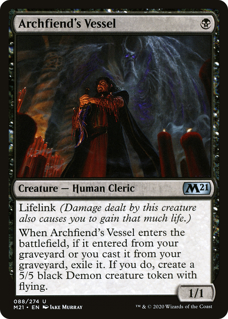 Archfiend's Vessel (M21-088) - Core Set 2021